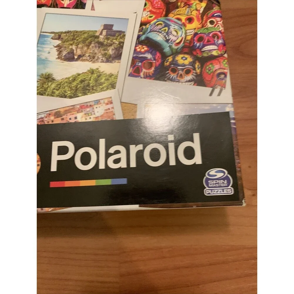 500 Piece Spin Master Jigsaw Puzzle Polaroid Road Trip USA Mexican Memories